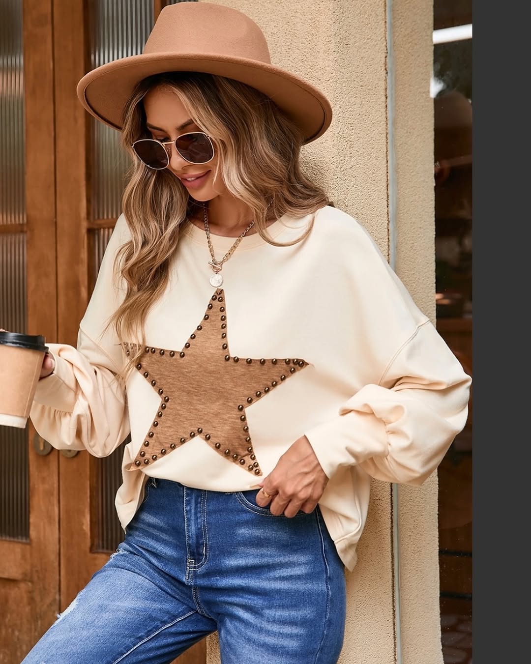 StarPrint Retro Rivet Sweatshirt